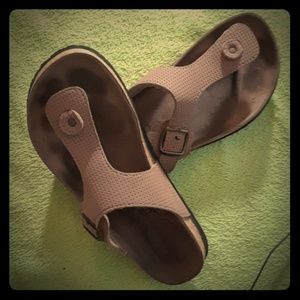Nude brown sandals